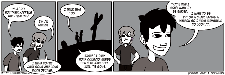 Why Are They in a Graveyard? Who Knows!